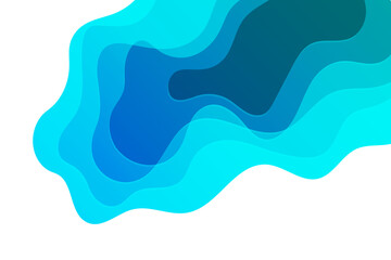 Minimal geometric background. Abstract background. Dynamic shapes composition. Stock Vector illustration.