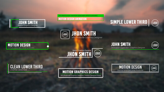 Clean Lower Thirds