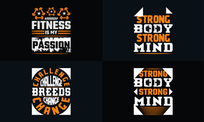 best  typography t shirt design for gym and fitness inspiration and motivation