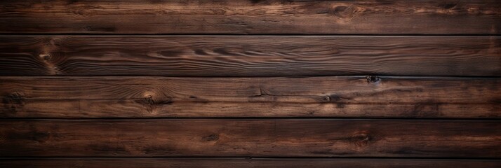 Fototapeta na wymiar Old Wood texture background. Dark brown wooden board surface. Generative AI.