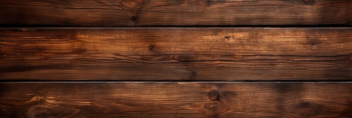 Wood texture background. Dark brown wooden board surface.  Generative AI.