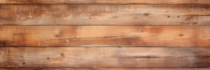 Naklejka premium Wood texture background. Light brown wooden board surface. Generative AI.