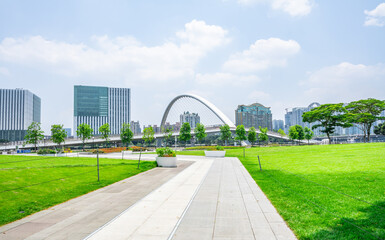 Scenery of Ersha Island Art Park, Guangzhou, China
