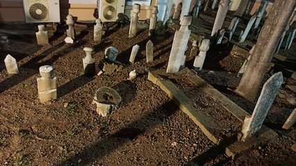 Cemetery in the Yeni Mosque in Komotini, Evros Thraki Greece