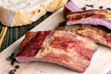 Boiled pork ribs with spices