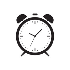 Alarm clock icon. Clock vector icon. Clock flat sign design. Time symbol pictogram. UX UI icon