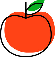 Simple apple icon