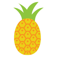 pineapple icon vector