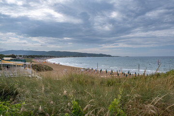 Sandy beach in Gargano near Vieste, Italy