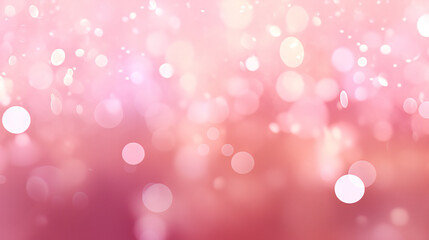 Pink Abstract Bokeh Background. Generative AI