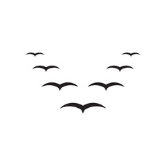 Fototapeta premium Bird vector icon. Birds flat sign design. Bird symbol pictogram. UX UI icon