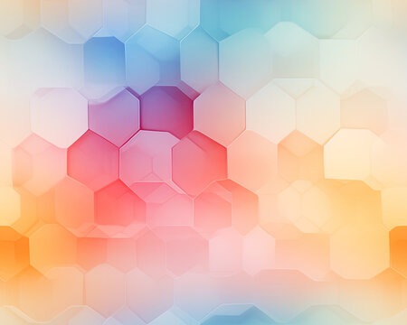 Beautiful geometric colored gradient, seamless and tiled