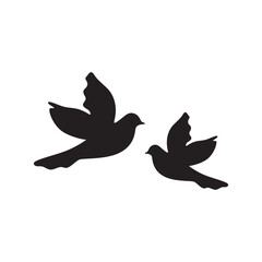 Bird vector icon. Birds flat sign design. Bird symbol pictogram. UX UI icon