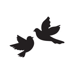 Bird vector icon. Birds flat sign design. Bird symbol pictogram. UX UI icon