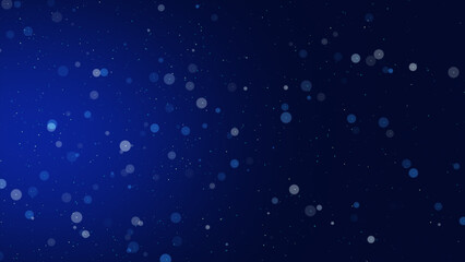 Dust blue particles. Abstract background of particles. Dots background. Futuristic digital dots background.