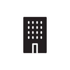 Building vector icon. City building flat sign design. Building home symbol pictogram. UX UI icon