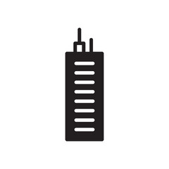 Building vector icon. City building flat sign design. Building home symbol pictogram. UX UI icon