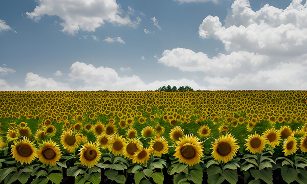 sunflowers in the field
Generative AI