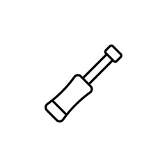 Digging Bar icon design with white background stock illustration