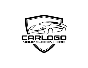 Car Garage Premium Concept Logo Design