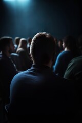 People sitting on chairs during seminar