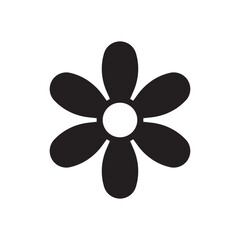 Flower vector icon. Flower flat sign design. Flower symbol pictogram. UX UI icon