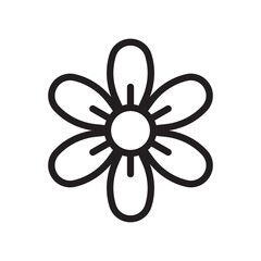 Flower vector icon. Flower flat sign design. Flower symbol pictogram. UX UI icon
