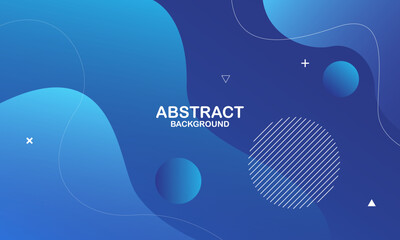 Abstract blue background. Vector illustration
