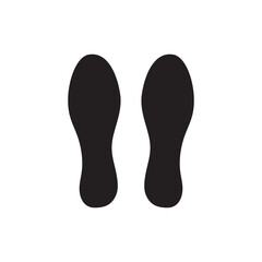 Foot steps vector icon. Footstep flat sign design. Foot step symbol pictogram. UX UI icon