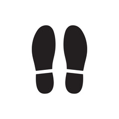 Foot steps vector icon. Footstep flat sign design. Foot step symbol pictogram. UX UI icon