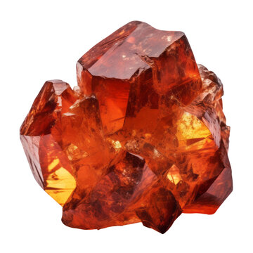 ember diamond isolated on transparent background cutout