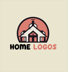 Fototapeta premium Boarding house logo template. logo for boarding house business