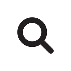 Loupe vector icon. Magnifier flat sign design. Zoom symbol pictogram. UX UI icon