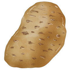 watercolor potato