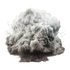 rain cloud isolated on transparent background cutout