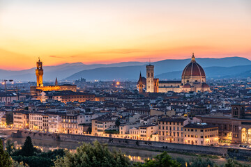 Fototapeta na wymiar Views around the Italian City of Florence