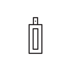 Perfume vector icon. Perfume scent flat sign design. Perfume essence symbol pictogram. UX UI icon