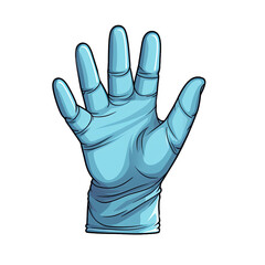 Obraz premium Illustration of Surgical Gloves