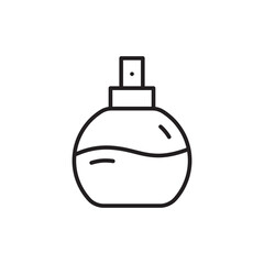 Perfume vector icon. Perfume scent flat sign design. Perfume essence symbol pictogram. UX UI icon