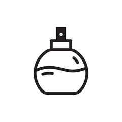 Perfume vector icon. Perfume scent flat sign design. Perfume essence symbol pictogram. UX UI icon