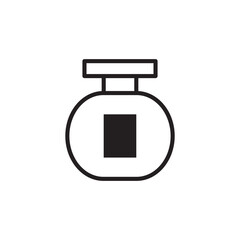 Perfume vector icon. Perfume scent flat sign design. Perfume essence symbol pictogram. UX UI icon