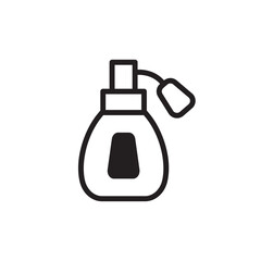 Perfume vector icon. Perfume scent flat sign design. Perfume essence symbol pictogram. UX UI icon