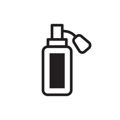 Perfume vector icon. Perfume scent flat sign design. Perfume essence symbol pictogram. UX UI icon
