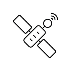 Satelight icon vector stock illustration.