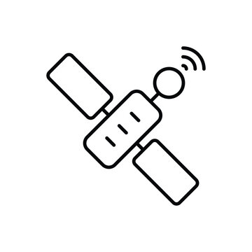 Satelight icon vector stock illustration.