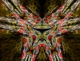 Imaginatory fractal abstract background Image