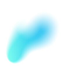 Blue Blurred Gradient Shape