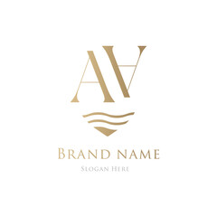 Luxury logo with rich colors