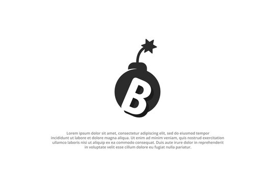 logo letter b bom icon