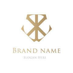 Luxury logo with rich colors